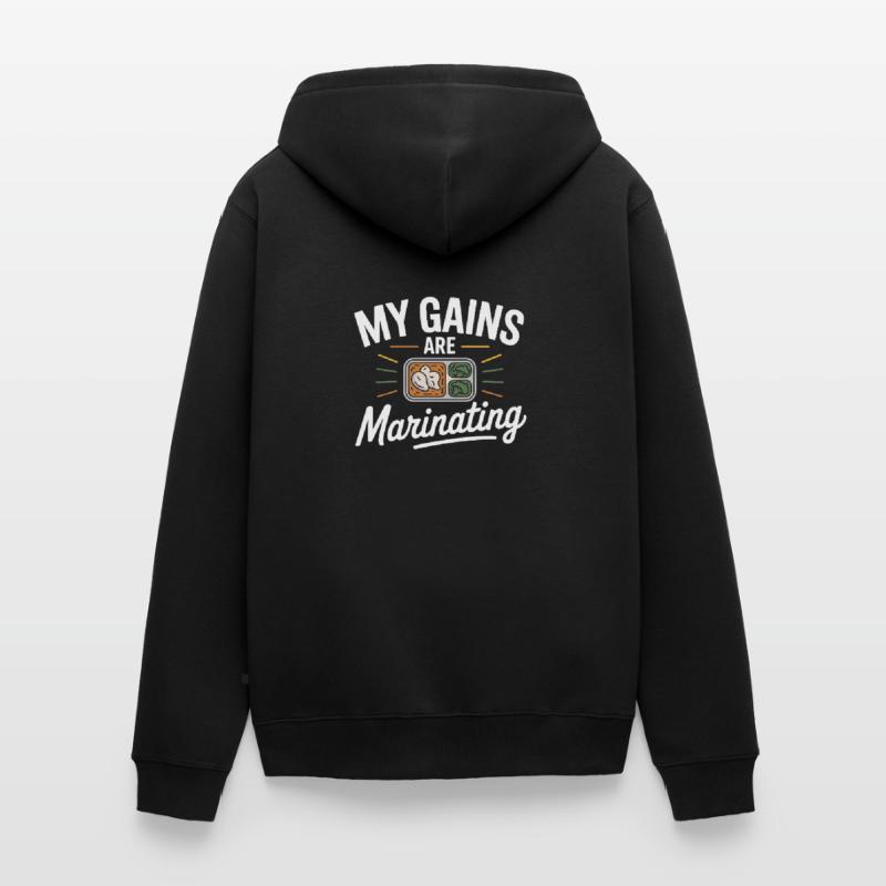 Prepared Squad Speiseplaner Food Organization Unisex Premium Bio Zip Hoodie