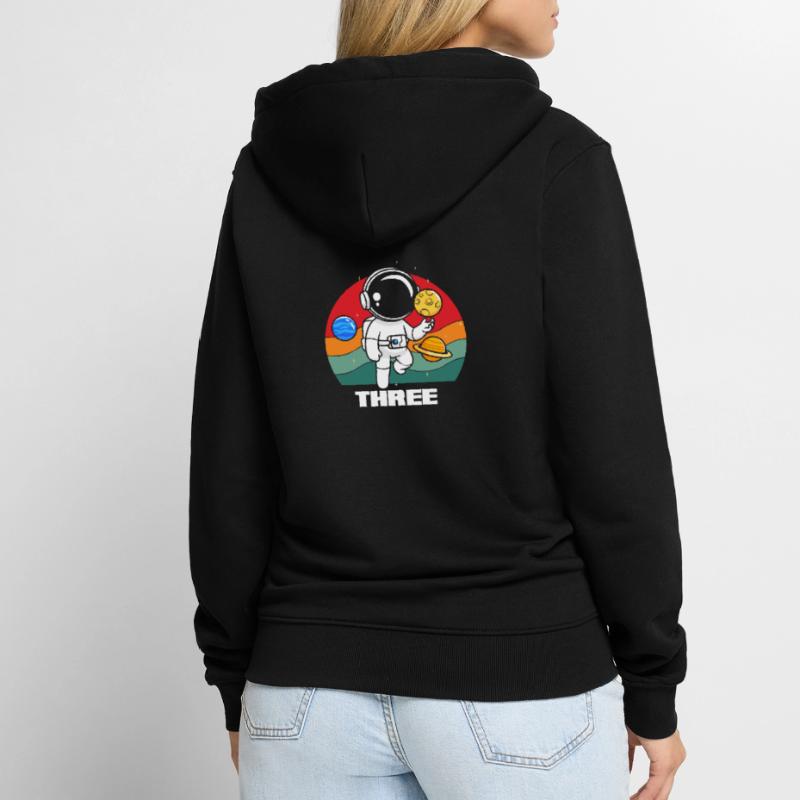 Space adventure for young explorers Unisex Premium Organic Zip Hoodie