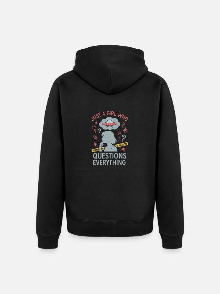 Alufolie-hut-gesellschaft Verschwörungs-meme - Unisex Premium Bio Zip Hoodie - Schwarz
