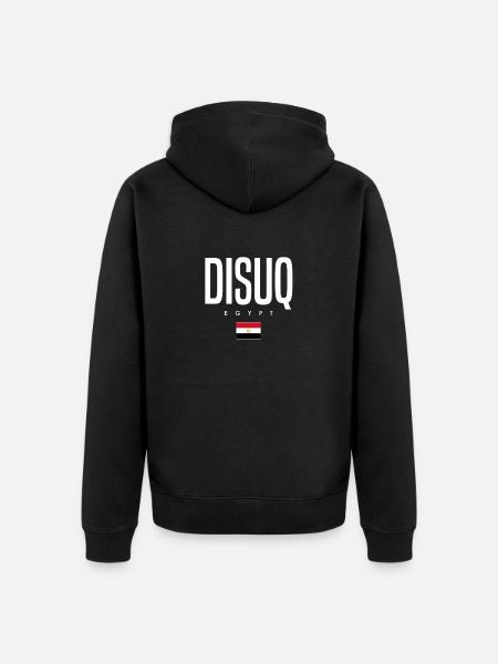 Disuq Egypt - Unisex Premium Organic Zip Hoodie - black