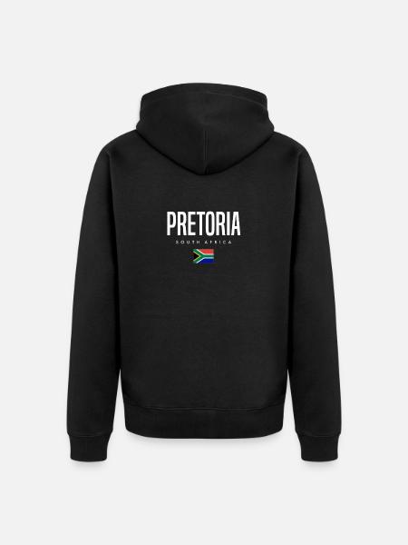 Pretoria, South Africa - Unisex Premium Organic Zip Hoodie - black