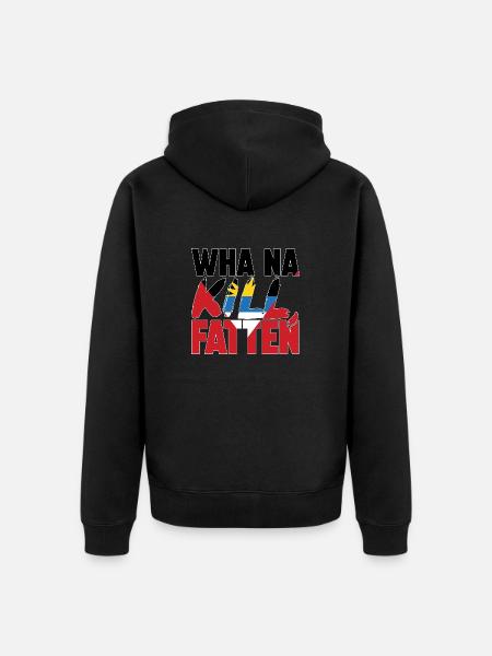 Drapeau d’Antigua-et-Barbuda - Veste à capuche bio Premium Unisexe - noir