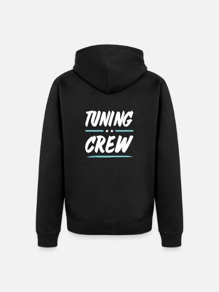 Tuning Crew - Unisex Premium Organic Zip Hoodie - black