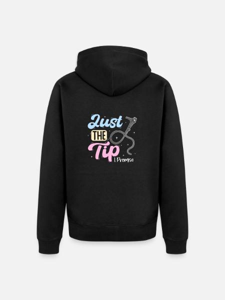 Gastroenterology Endoscopy Colonoscopy - Unisex Premium Organic Zip Hoodie - black