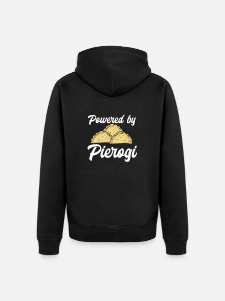 Pierogi polonais - Veste à capuche bio Premium Unisexe - noir