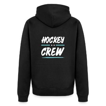 Équipe de hockey - Veste à capuche bio Premium Unisexe - noir - Dos - Nico (187cm)
