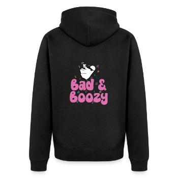 Funny Girls Night Out Enterrement de vie de jeune fille Gag Booze - Veste à capuche bio Premium Unisexe - noir - Dos - Nico (187cm)