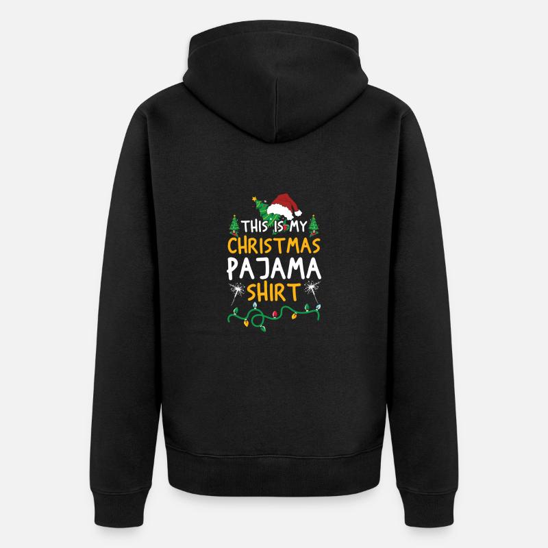 Chemise de pyjama - Veste à capuche bio Premium Unisexe - noir