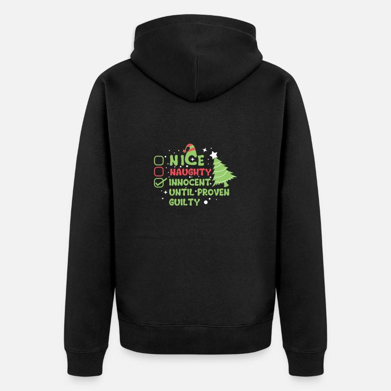 Joyeux Noël - Veste à capuche bio Premium Unisexe - noir