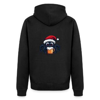 Bière de Noël Spider Tarantula - Veste à capuche bio Premium Unisexe - noir - Dos - Nico (187cm)
