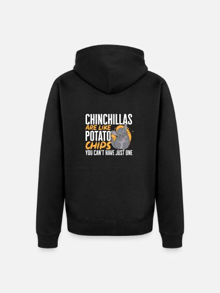 Chinchilla - Veste à capuche bio Premium Unisexe - noir