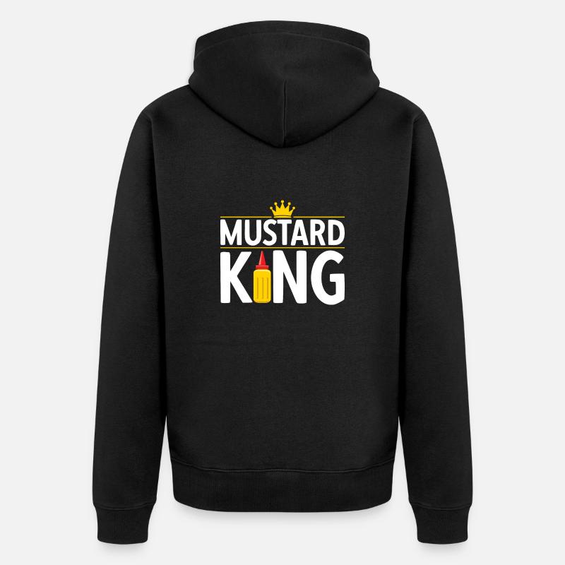 Senf Moutarde - Veste à capuche bio Premium Unisexe - noir