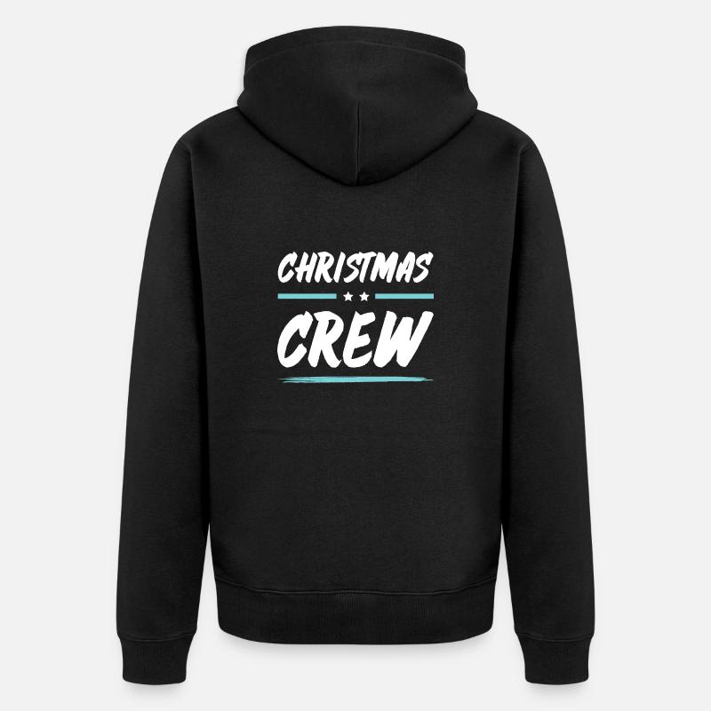 Équipage de Noël - Veste à capuche bio Premium Unisexe - noir