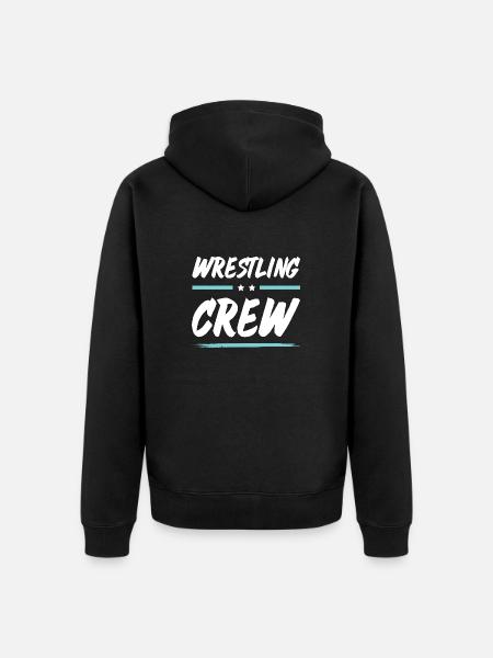 Wrestling Crew - Unisex Premium Organic Zip Hoodie - black