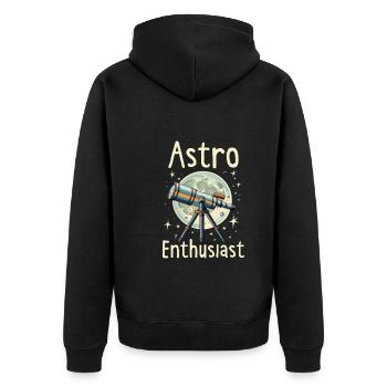 Astrophotographie Astronomy Space Camera - Veste à capuche bio Premium Unisexe - noir - Dos - Nico (187cm)