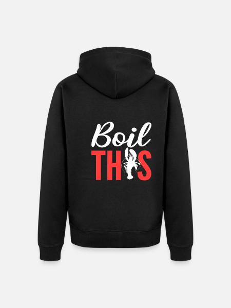 Langusten Kochen Koch - Unisex Premium Bio Zip Hoodie - Schwarz