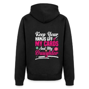 Cardmaker Scrapbooking Card Making Kits For - Unisex Premium Organic Zip Hoodie - black - Back - Nico (187cm)