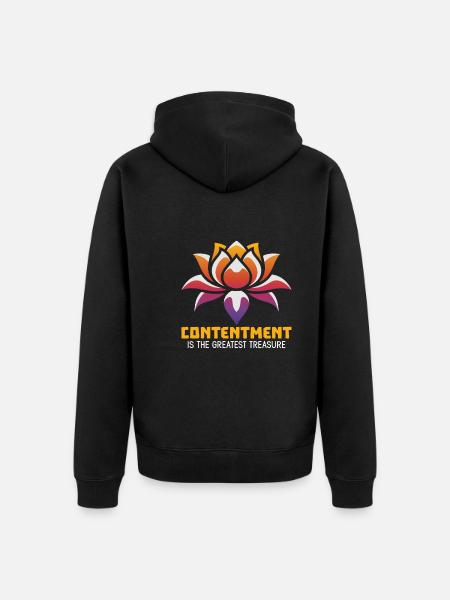 Yoga Mindfulness Practic Meditation Manifestation - Unisex Premium Organic Zip Hoodie - black