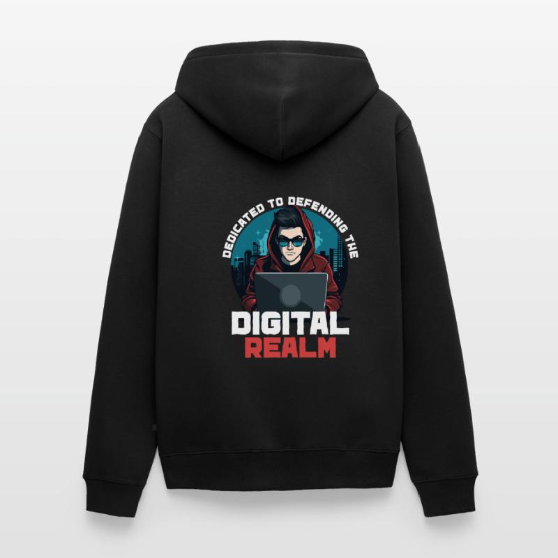 Ethical Hacking Analyst Ethical Cyber Security Unisex Premium Bio Zip Hoodie