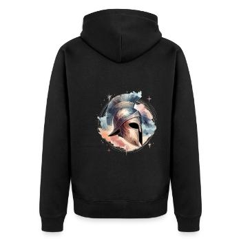 Jules César Histoire romaine Empire romain - Veste à capuche bio Premium Unisexe - noir - Dos - Nico (187cm)