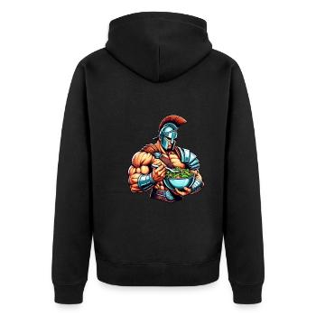 Jules César Histoire romaine Empire romain - Veste à capuche bio Premium Unisexe - noir - Dos - Nico (187cm)
