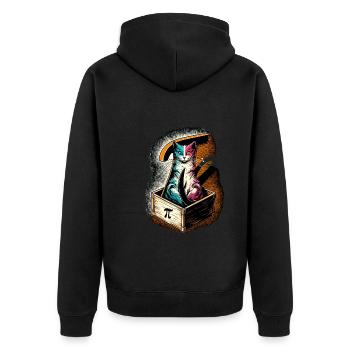 Funny Pi Day 2024 3.14 Pi Symbole numérique Mathématiques - Veste à capuche bio Premium Unisexe - noir - Dos - Nico (187cm)