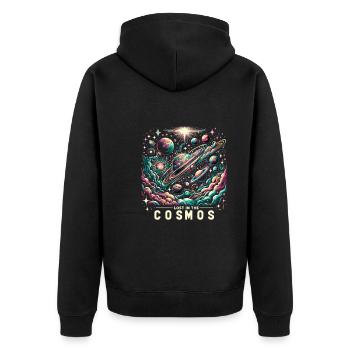 Astrophotographie Astronomie Caméra spatiale - Veste à capuche bio Premium Unisexe - noir - Dos - Nico (187cm)