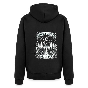 Astrophotographie Astronomie Caméra spatiale - Veste à capuche bio Premium Unisexe - noir - Dos - Nico (187cm)