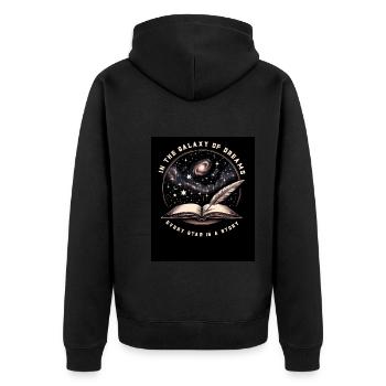 Astrophotographie Astronomie Caméra spatiale - Veste à capuche bio Premium Unisexe - noir - Dos - Nico (187cm)
