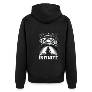 Astrophotographie Astronomie Caméra spatiale - Veste à capuche bio Premium Unisexe - noir - Dos - Nico (187cm)