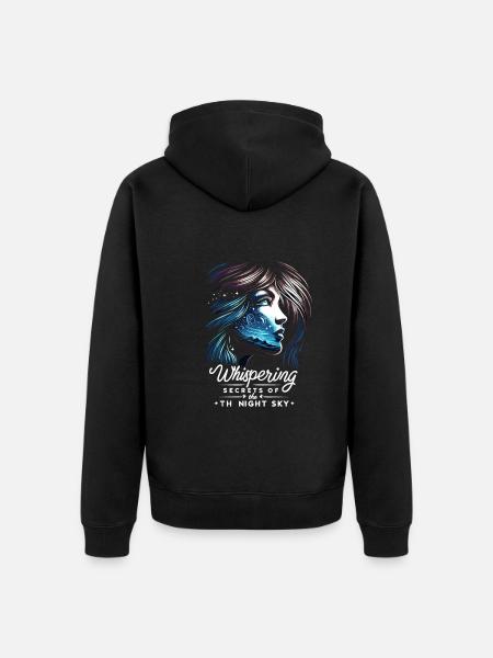 Astrophotography Astronomy Space Camera - Unisex Premium Organic Zip Hoodie - black