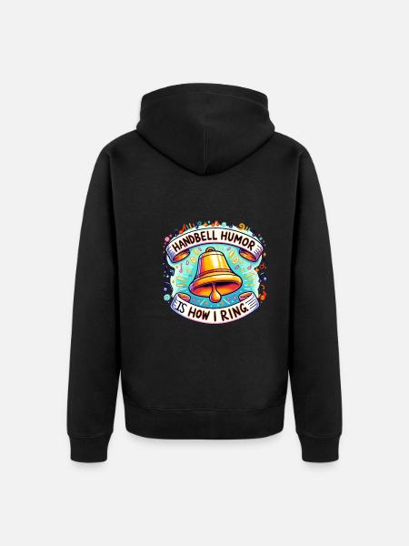 Ensemble for ringing - Unisex Premium Organic Zip Hoodie - black