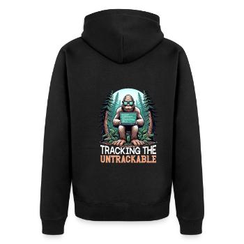 Analyste en piratage éthique Cybersécurité éthique - Veste à capuche bio Premium Unisexe - noir - Dos - Nico (187cm)