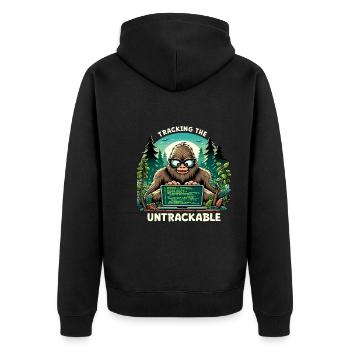 Analyste en piratage éthique Cybersécurité éthique - Veste à capuche bio Premium Unisexe - noir - Dos - Nico (187cm)