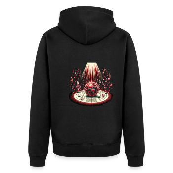 Thérapie par la lumière rouge Thérapie au laser de bas niveau pour - Veste à capuche bio Premium Unisexe - noir - Dos - Nico (187cm)