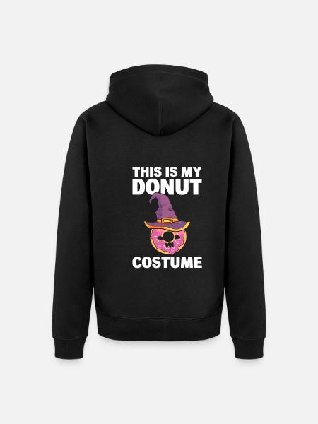 Donut -Liebhaber Bäcker - Unisex Premium Bio Zip Hoodie - Schwarz
