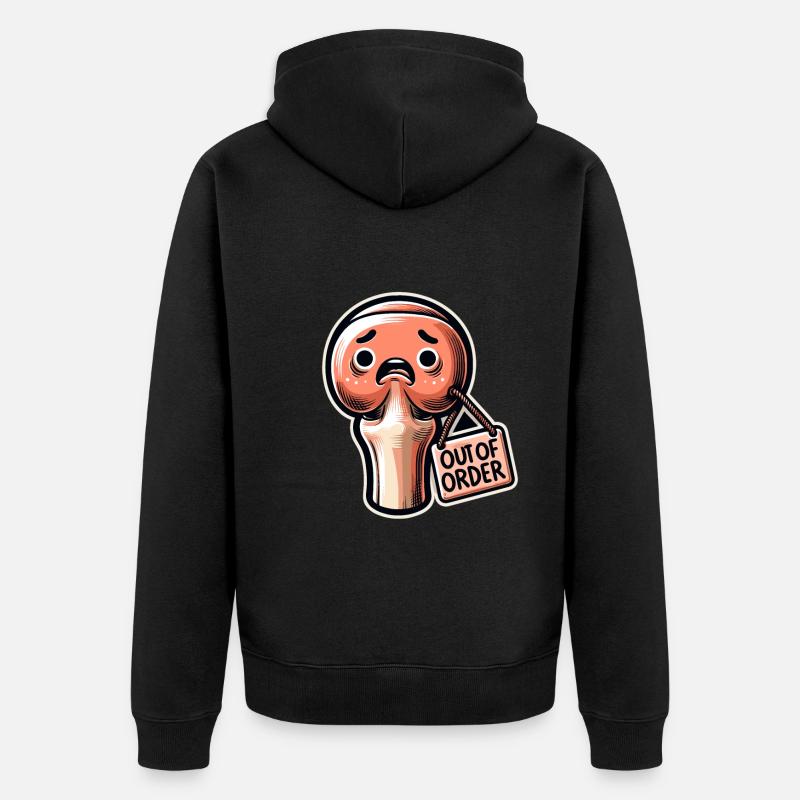 Hip Replacement Surgery Hip Surgery Post-op - Unisex Premium Organic Zip Hoodie - black