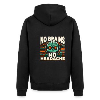 Fan de films d’horreur Zombie Horror Classic - Veste à capuche bio Premium Unisexe - noir - Dos - Nico (187cm)
