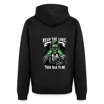 Fan de films d’horreur Zombie Horror Classic - Veste à capuche bio Premium Unisexe - noir - Dos - Nico (187cm)