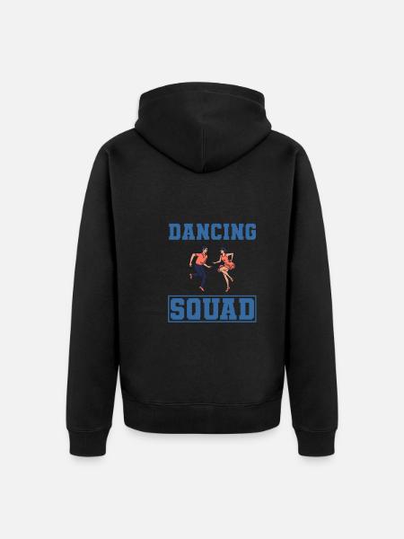 Tanzliebhaber Tanzlehrer Tänzer - Unisex Premium Bio Zip Hoodie - Schwarz