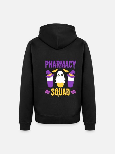 Pharmacy Squad Apotheker - Unisex Premium Bio Zip Hoodie - Schwarz
