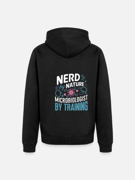 Microbiologist Microbiology Lab Staph Biology - Unisex Premium Organic Zip Hoodie - black
