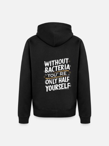 Microbiologist Microbiology Lab Staph Biology - Unisex Premium Organic Zip Hoodie - black