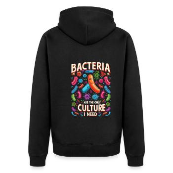 Microbiologiste Microbiologie Laboratoire Biologie des staphylocoques - Veste à capuche bio Premium Unisexe - noir - Dos - Nico (187cm)