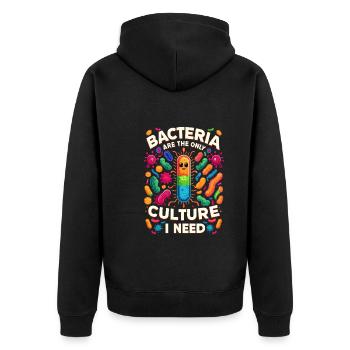 Microbiologiste Microbiologie Laboratoire Biologie des staphylocoques - Veste à capuche bio Premium Unisexe - noir - Dos - Nico (187cm)