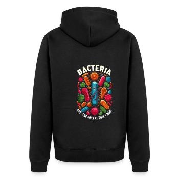 Microbiologiste Microbiologie Laboratoire Biologie des staphylocoques - Veste à capuche bio Premium Unisexe - noir - Dos - Nico (187cm)