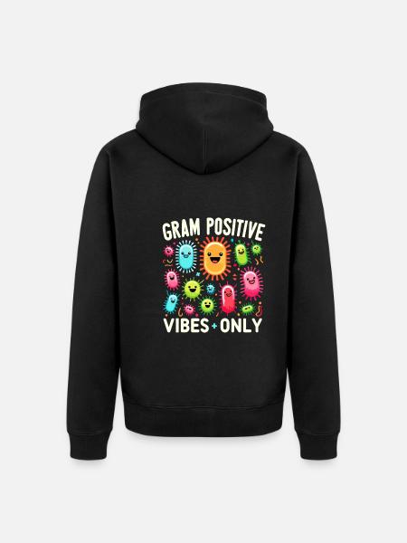 Microbiologist Microbiology Lab Staph Biology - Unisex Premium Organic Zip Hoodie - black