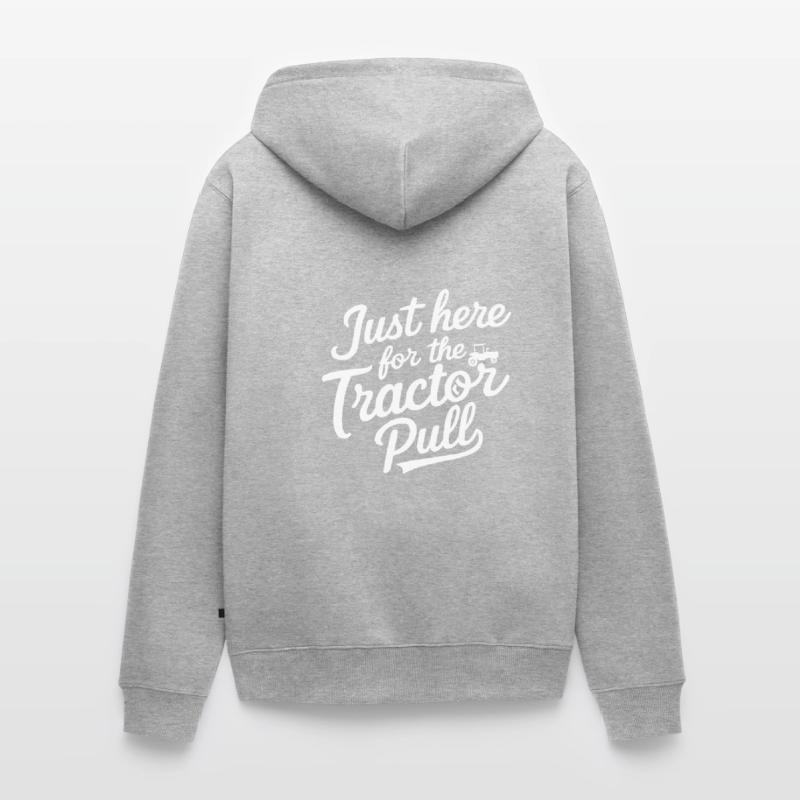 Tractor Pulling Tractor Pulling Tractor Power Farm Unisex Premium Organic Zip Hoodie