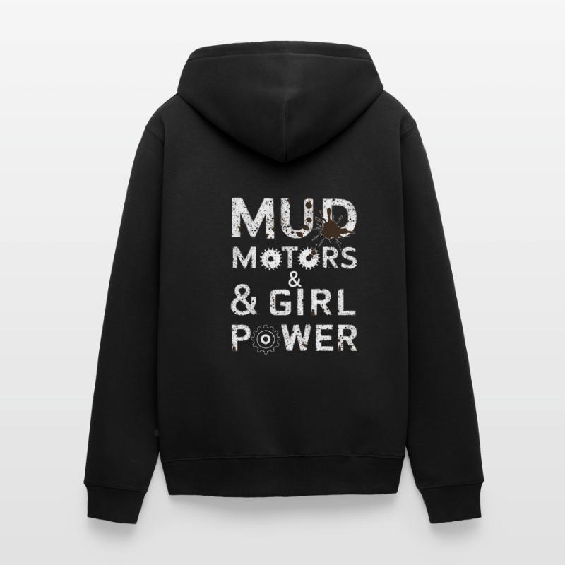 Tractor Pulling Tractor Pulling Tractor Power Farm Unisex Premium Bio Zip Hoodie