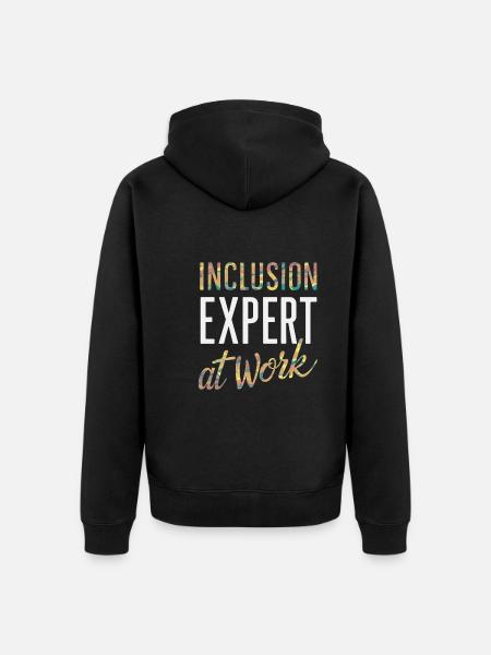 Sonderpädagogik-lehrer „sped Teacher Inclusion“ - Unisex Premium Organic Zip Hoodie - black